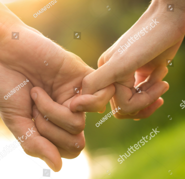 Stock Photo Happy Couple Holding Hands In The Sunset 149495843 1
